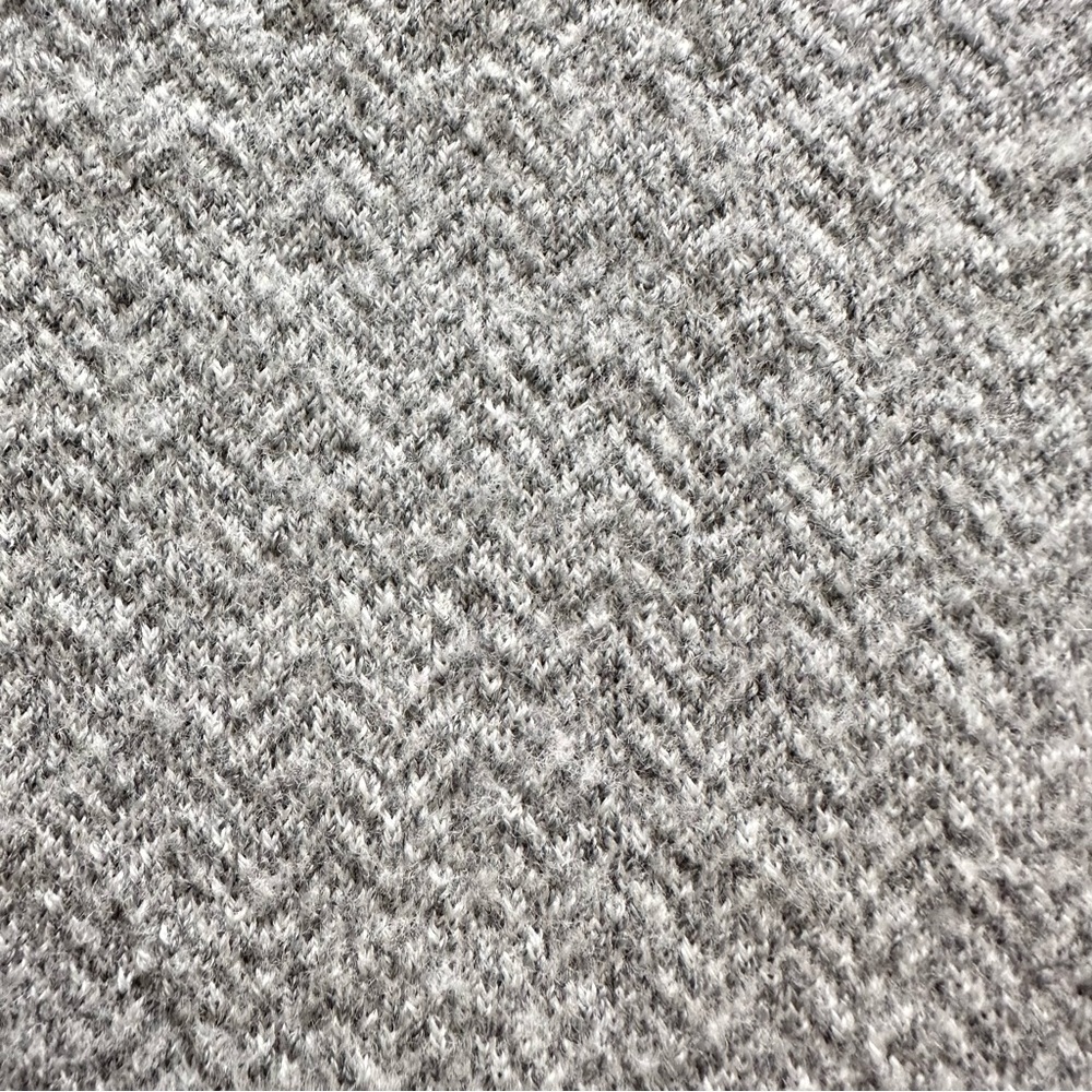 Brooks Brothers Men Grey Size Medium Merino Wool 1/4 Zip Herringbone Sweater - Picture 3 of 14